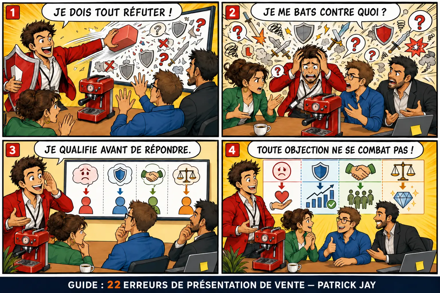 Réfuter chaque objection crée un affrontement ; comprendre le point de blocage préserve l’échange
