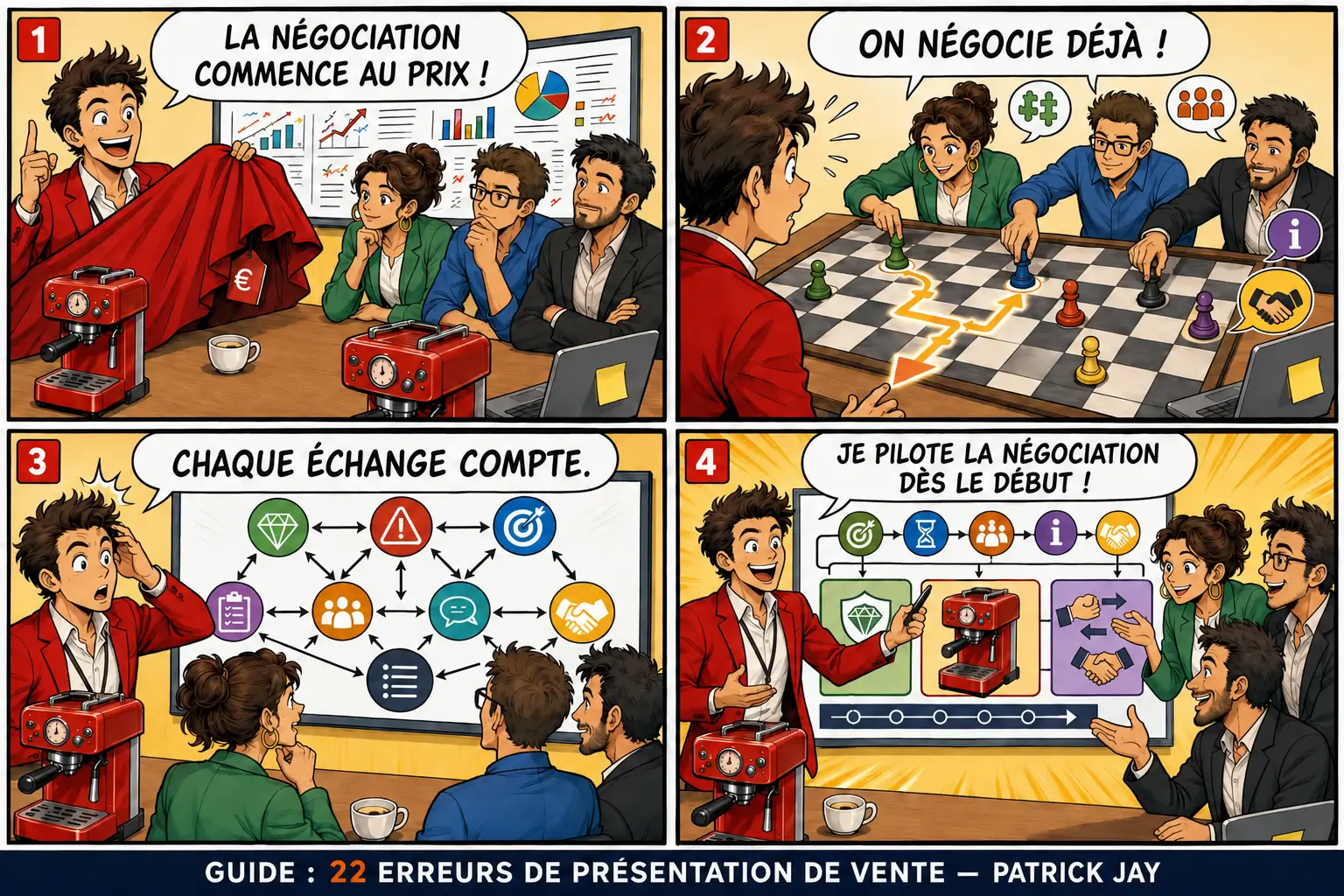La négociation commence bien avant le prix, dès les premiers échanges sur la valeur et les concessions