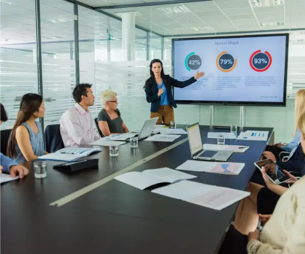 A sales discussion oriented towards value, trust and lasting decisions